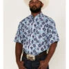 Ariat Men's Ishan Floral Print Short Sleeve Button Down Western Shirt 