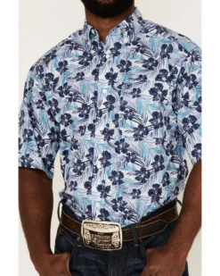 Ariat Men's Ishan Floral Print Short Sleeve Button Down Western Shirt  -Ariat Western Outfitters 2000363118 100 P3