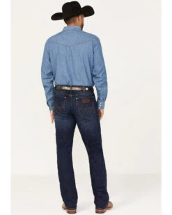 Wrangler Retro Men's Merriam Dark Wash Stretch Slim Bootcut Jeans  -Ariat Western Outfitters 2000365062 416 P4
