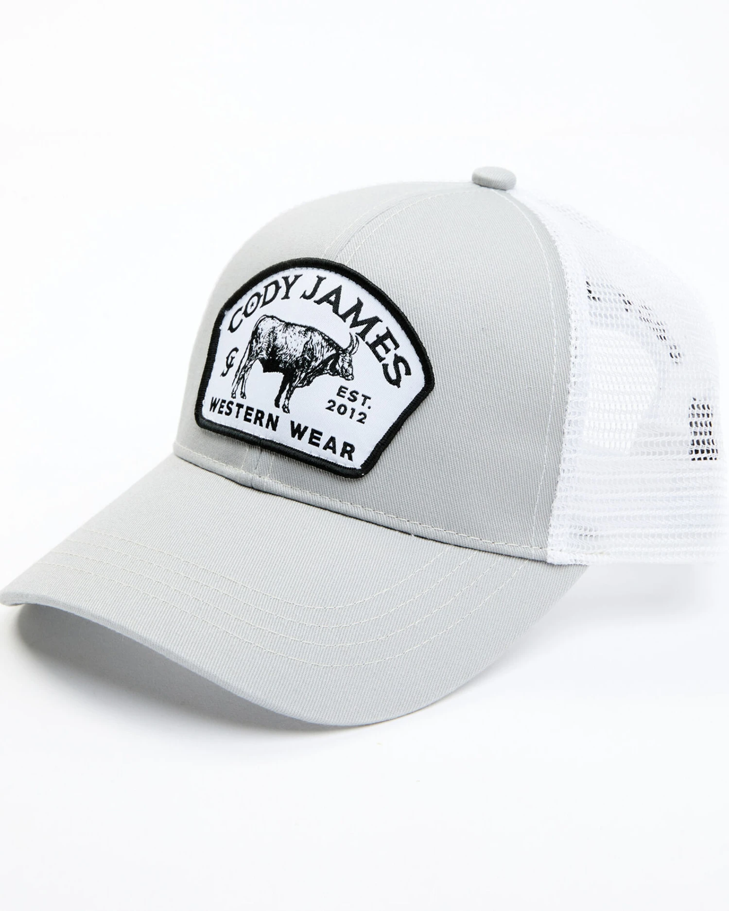 Cody James Men's Cow Logo Patch Mesh-Back Ball Cap 1 Cody James Men's Cow Logo Patch Mesh-Back Ball Cap