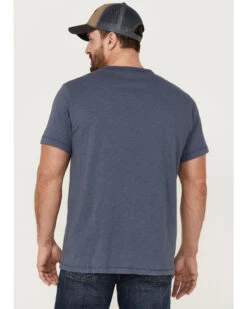 Brothers & Sons Men's Indigo Basic Short Sleeve Pocket T-Shirt  -Ariat Western Outfitters 2000365812 402 P4