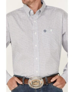 George Strait By Wrangler Men's Long Sleeve Button Down One Pocket Print Western Shirt 6 George Strait By Wrangler Men's Long Sleeve Button Down One Pocket Print Western Shirt -Ariat Western Outfitters 2000365949 600 P3