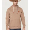 Wanakome Men's Cascade Mocha Pullover Hooded Sweatshirt 
