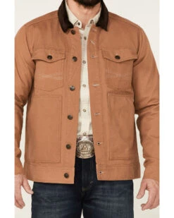Blue Ranchwear Men's Copper Duck Canvas Button-Front Trucker Rust Jacket 8 Blue Ranchwear Men's Copper Duck Canvas Button-Front Trucker Rust Jacket -Ariat Western Outfitters 2000366613 220 P4