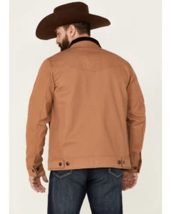 Blue Ranchwear Men's Copper Duck Canvas Button-Front Trucker Rust Jacket 9 Blue Ranchwear Men's Copper Duck Canvas Button-Front Trucker Rust Jacket -Ariat Western Outfitters 2000366613 220 P5