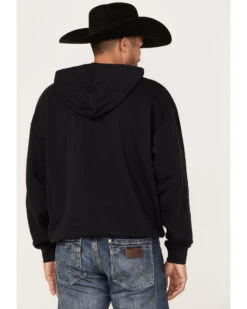 Wrangler Men's 75 Years Black Horse Graphic Hooded Sweatshirt  -Ariat Western Outfitters 2000366793 001 P4