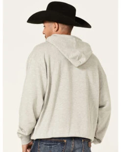 Wrangler Men's 75 Years Heather Gray Horse Graphic Hooded Sweatshirt 7 Wrangler Men's 75 Years Heather Gray Horse Graphic Hooded Sweatshirt -Ariat Western Outfitters 2000366795 070 P4