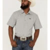 Kimes Ranch Men's Spyglass Mini Check Short Sleeve Button Down Western Shirt 