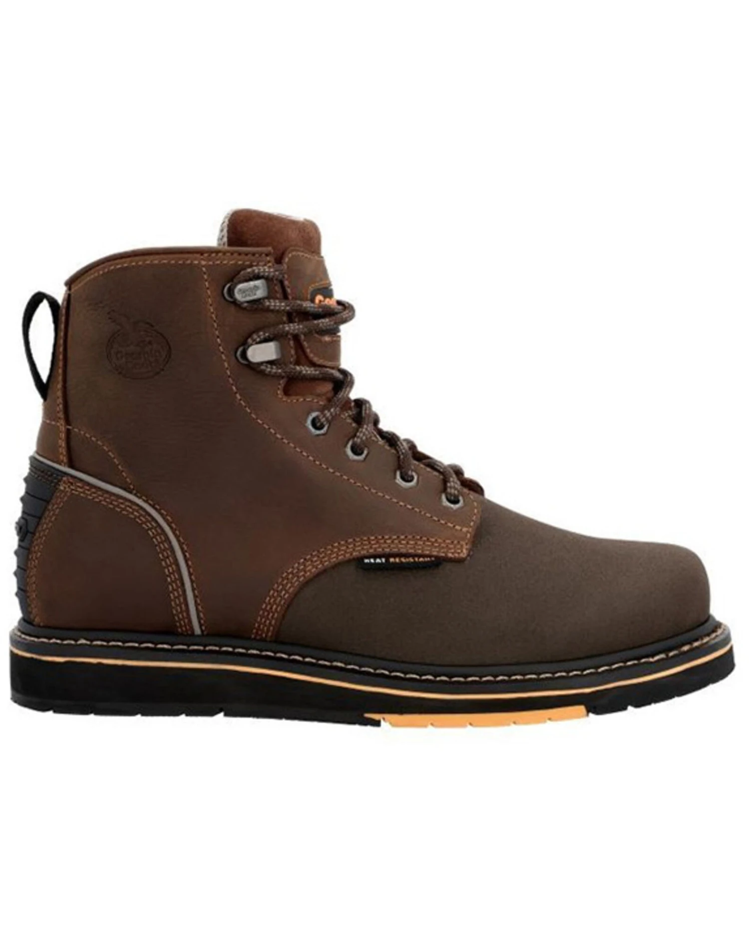 Georgia Boot Men's AMP LT Wedge 6" Lace-Up Work Boots - Composite Toe 2 Georgia Boot Men's AMP LT Wedge 6" Lace-Up Work Boots - Composite Toe - Image 2