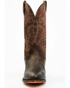 Dan Post Men's Exotic Teju Lizard Leather Tall Western Boots - Round Toe -Ariat Western Outfitters 2000371050 201 P4