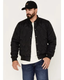 Brixton Men's Dillinger Quilted Bomber Jacket