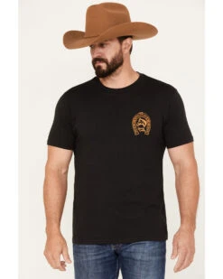 Brixton Men's Horseshoe Graphic Short Sleeve Tailored T-ShirtÂ