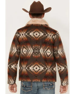 Pendleton Men's Silverton Shearling Collar Wool Coat -Ariat Western Outfitters 2000374621 200 P4