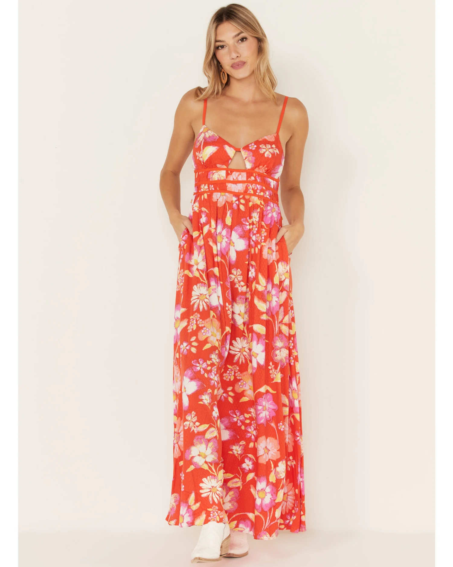 Free People Women's Wisteria Floral Print Maxi Dress 2 Free People Women's Wisteria Floral Print Maxi Dress - Image 2