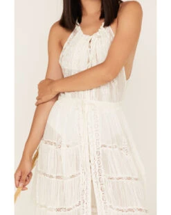 Free People Women's Dolly Ruffle Lace Bodysuit Dress 6 Free People Women's Dolly Ruffle Lace Bodysuit Dress -Ariat Western Outfitters 2000374758 103 P3