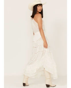 Free People Women's Dolly Ruffle Lace Bodysuit Dress 7 Free People Women's Dolly Ruffle Lace Bodysuit Dress -Ariat Western Outfitters 2000374758 103 P4