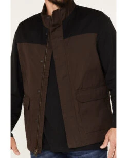 Brothers & Sons Men's Waxed Canvas Field Vest 6 Brothers & Sons Men's Waxed Canvas Field Vest -Ariat Western Outfitters 2000374853 201 P3