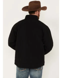 Cinch Men's Solid Logo Sleeve Zip-Front Softshell Jacket 7 Cinch Men's Solid Logo Sleeve Zip-Front Softshell Jacket -Ariat Western Outfitters 2000375173 001 P4