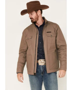 Cinch Men's Solid Brushed Twill Snap-Front Canvas JacketÂ