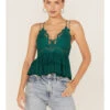Free People Women's Adella Cami Lace Ruffled Tank Top