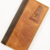 Hooey Men's Brown Logo Embossed Rodeo Wallet 