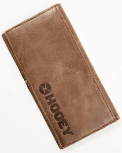 Hooey Men's Brown Hooey Logo Laser Cut Southwest Print Rodeo Wallet -Ariat Western Outfitters 2000376903 200 P3