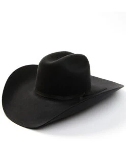 Serratelli Men's 5X Cattleman Two Ply Ribbon Band Felt Western Hat 