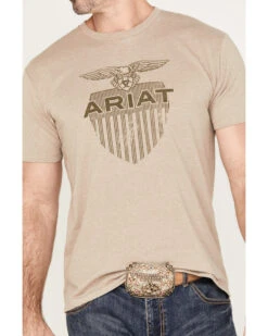 Ariat Men's Diamond Shield Graphic Short Sleeve T-Shirt -Ariat Western Outfitters 2000377117 104 P3