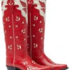 Ranch Road Boots Women's Scarlett Butterfly Tall Western Boots - Snip Toe 