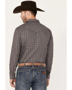 Gibson Men's Foundation Plaid Print Long Sleeve Snap Western Shirt -Ariat Western Outfitters 2000380463 020 P4