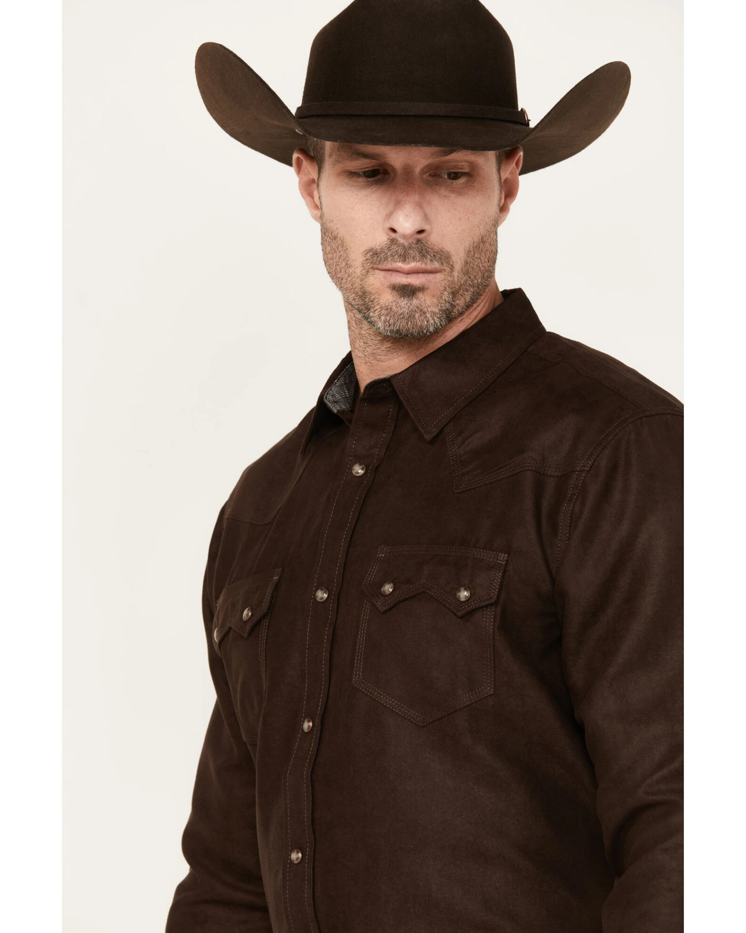 Moonshine Spirit Doe Skin Long Sleeve Snap Western Shirt 2 Moonshine Spirit Doe Skin Long Sleeve Snap Western Shirt - Image 2