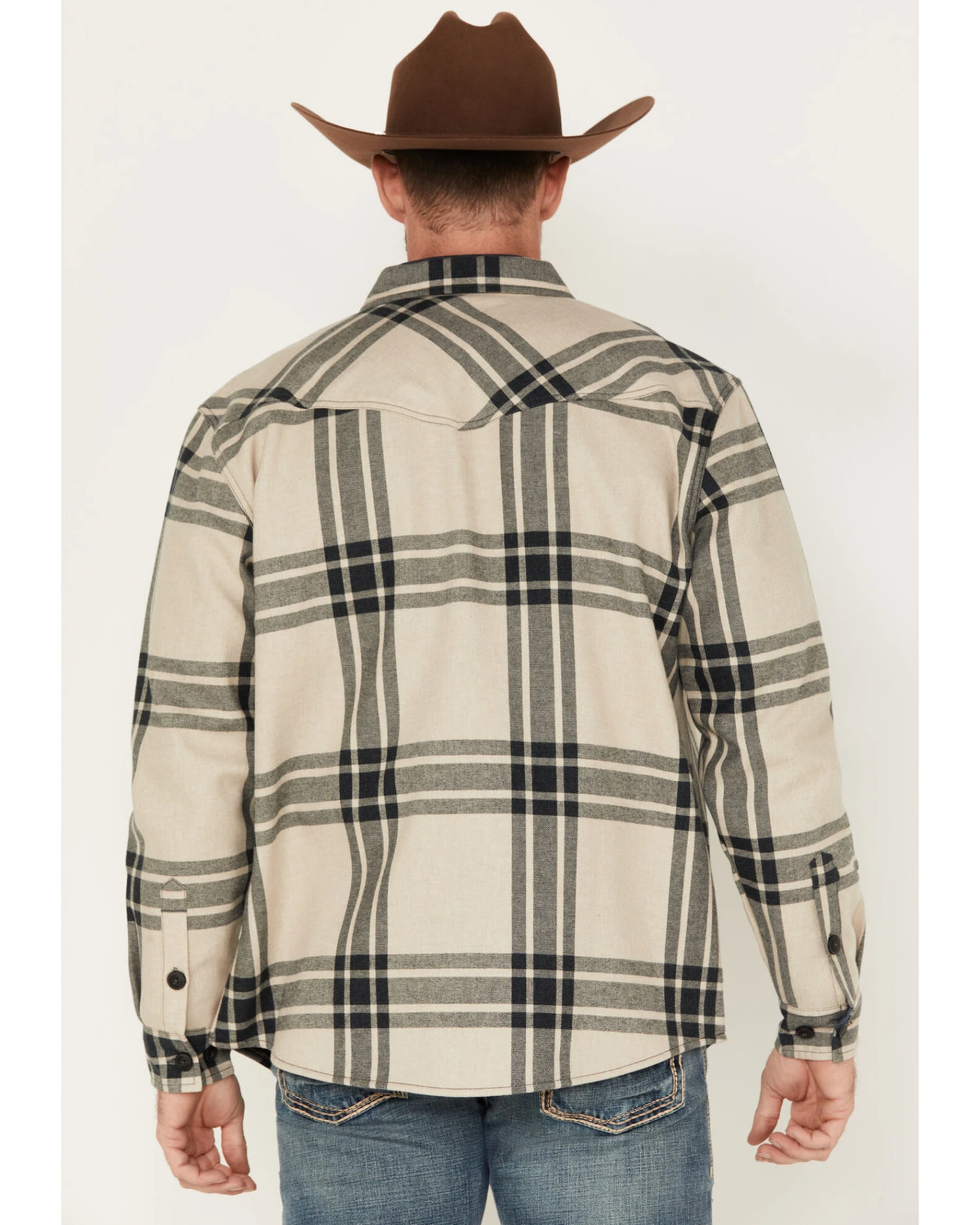 Cody James Men's Tavern Large Plaid Bonded Long Sleeve Button Down Flannel Jacket 4 Cody James Men's Tavern Large Plaid Bonded Long Sleeve Button Down Flannel Jacket - Image 4