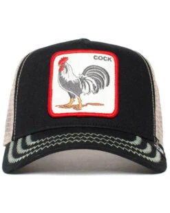 Goorin Bros Men's Black Rooster Patch Ball Cap 5 Goorin Bros Men's Black Rooster Patch Ball Cap -Ariat Western Outfitters 2000384070 001 P3