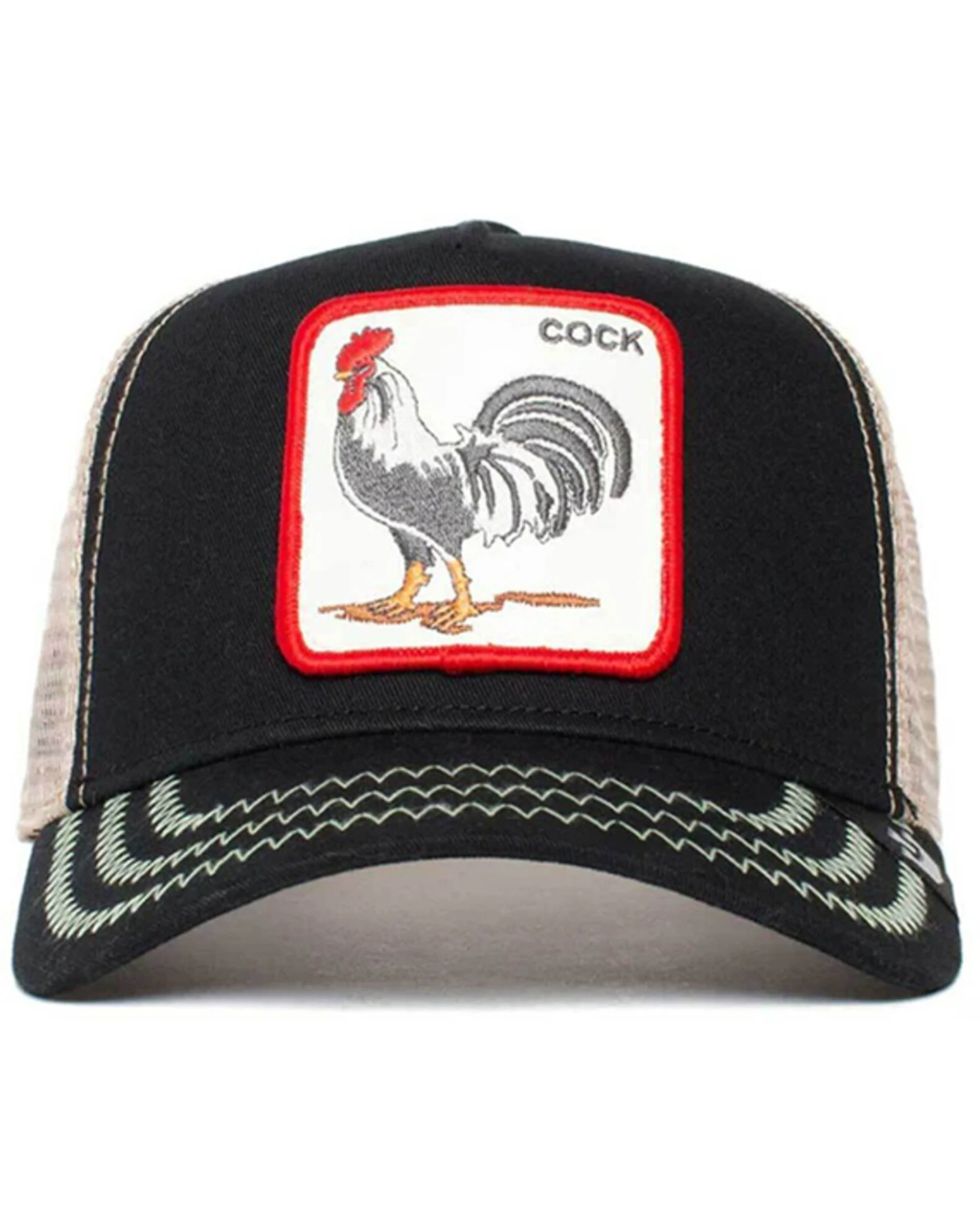 Goorin Bros Men's Black Rooster Patch Ball Cap 3 Goorin Bros Men's Black Rooster Patch Ball Cap - Image 3