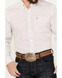 Ariat Men's Geo Print Destin Classic Fit Long Sleeve Western Shirt -Ariat Western Outfitters 2000384530 100 P3