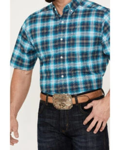 Ariat Men's Pro Series Kenneth Classic Fit Button Down Short Sleeve Western Shirt -Ariat Western Outfitters 2000384582 400 P3