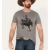 RANK 45 Men's Bucking Horse Short Sleeve Graphic T-Shirt