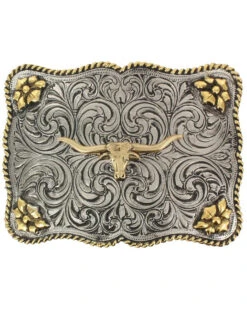 Cody James Men's Interchangeable Longhorn Belt Buckle